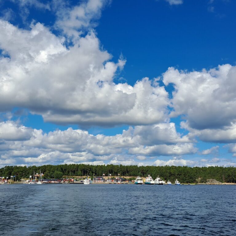 The view from the ferry