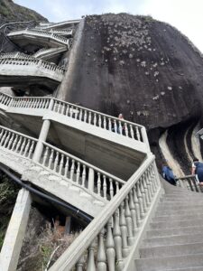 The stairs of El Peñol