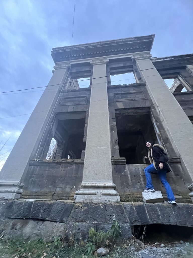 Old Hospital Ruins in Gyumri