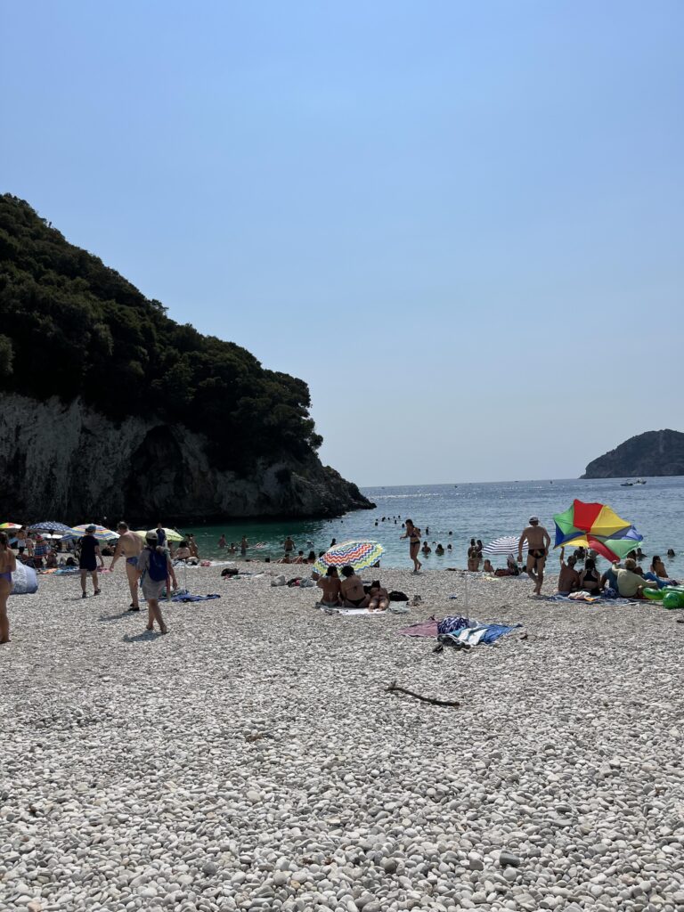 Rovinia Beach, Corfu, July 2024